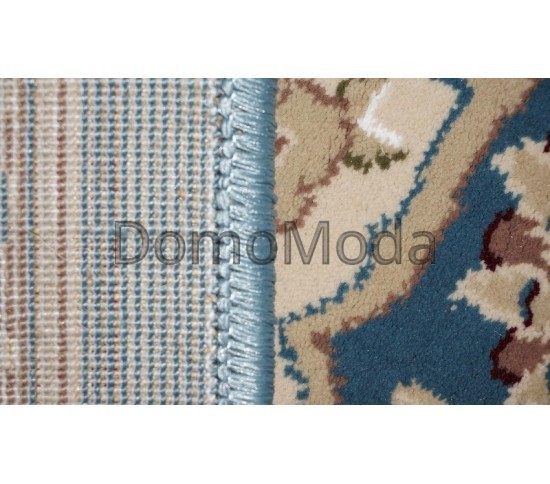 Высокоплотный ковер Royal Esfahan-1.5 2210D Blue-Cream Купить в интернет магазине ДомоМода фото 3 Высокоплотный ковер Royal Esfahan-1.5 2210D Blue-Cream - высокое качество по лучшей цене в Украине изображение 3.